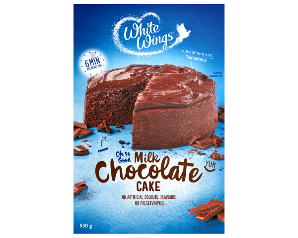 White Wings Cake Mix Milk Chocolate 530 g