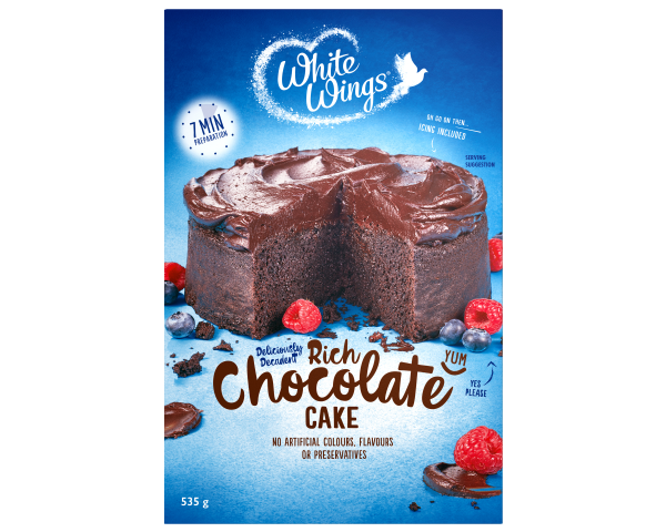 White Wings Cake Mix Rich Chocolate 535 g