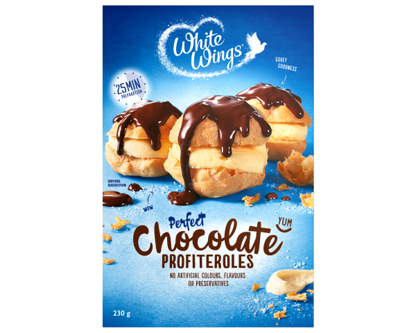 White Wings Dessert Mix Chocolate Profiteroles 230 g