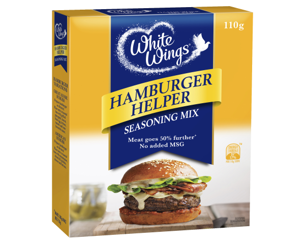 White Wings Seasoning Mix Hamburger Helper 110 g