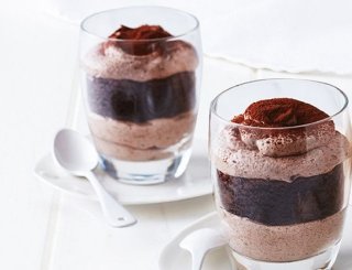 Choc Mint Mousse Cups
