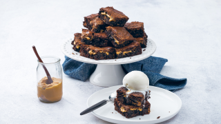 Peanut butter brownies